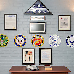 Veteran's Wall of Honor, Plaques, at 60 West in Rocky Hill, CT