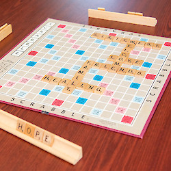 Recreation, Activities, Scrabble being played at 60 West in Rocky Hill, CT